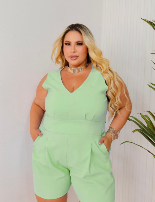 Macaquinho Plus Size G1 ao G3 - Imagem 3