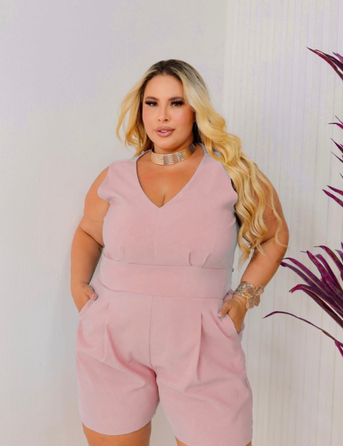 Macaquinho Plus Size G1 ao G3 - Imagem 4