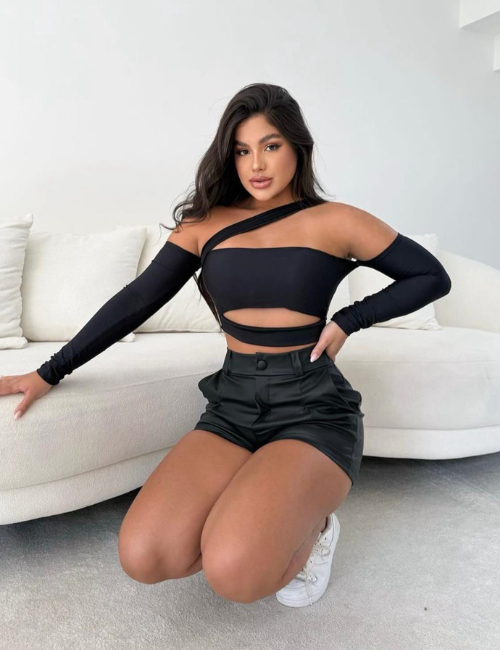 Cropped Ana Julin – Manga Longa