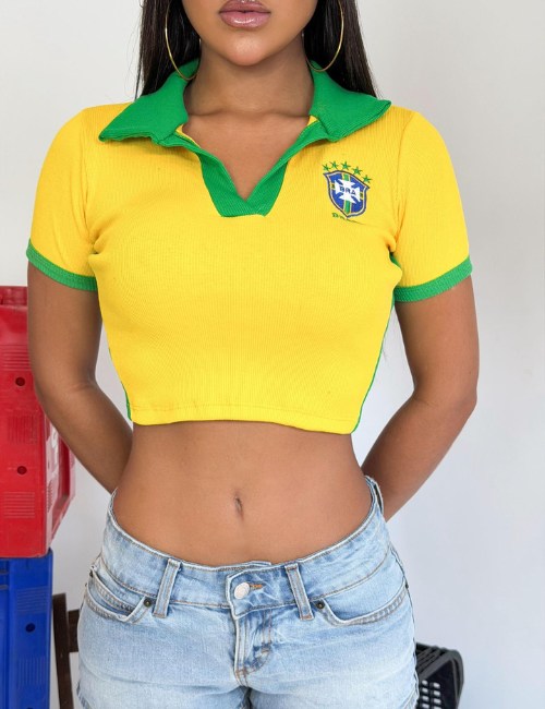 Cropped Polo Brasil - Imagem 3