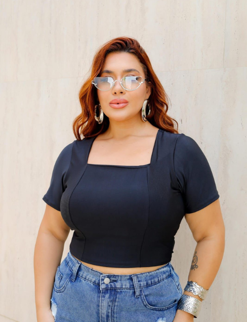Cropped Leila Plus Size