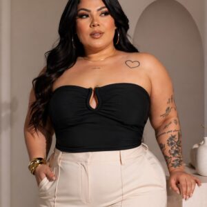 Blusa Tomara que Caia Plus Size