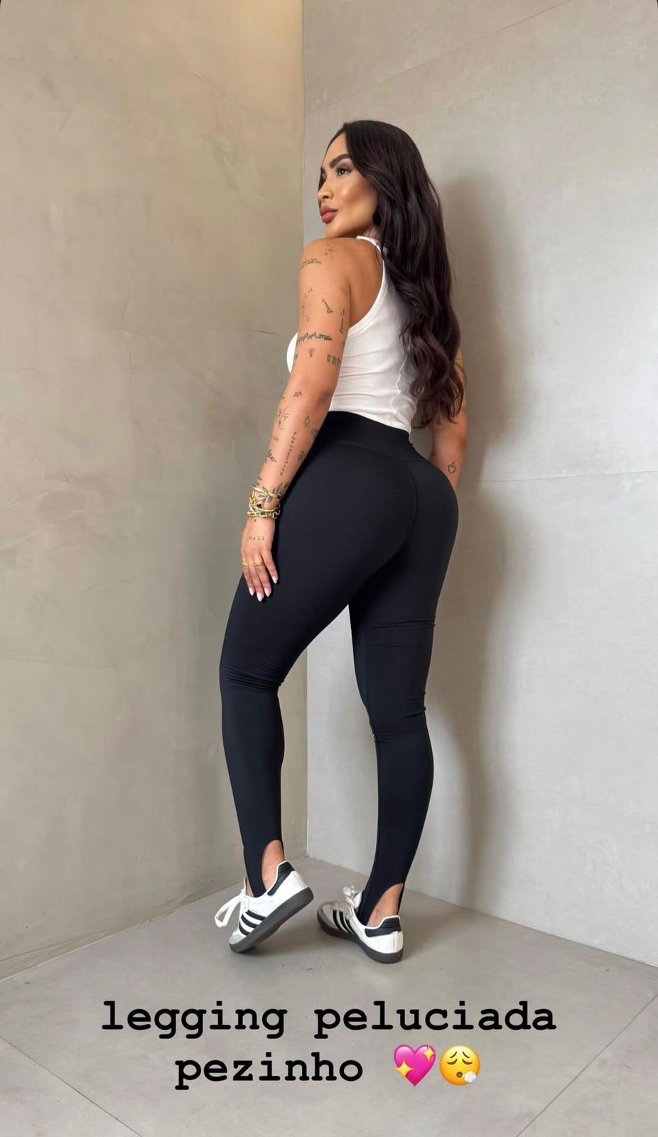 Legging Peluciada Pezinho Feminina
