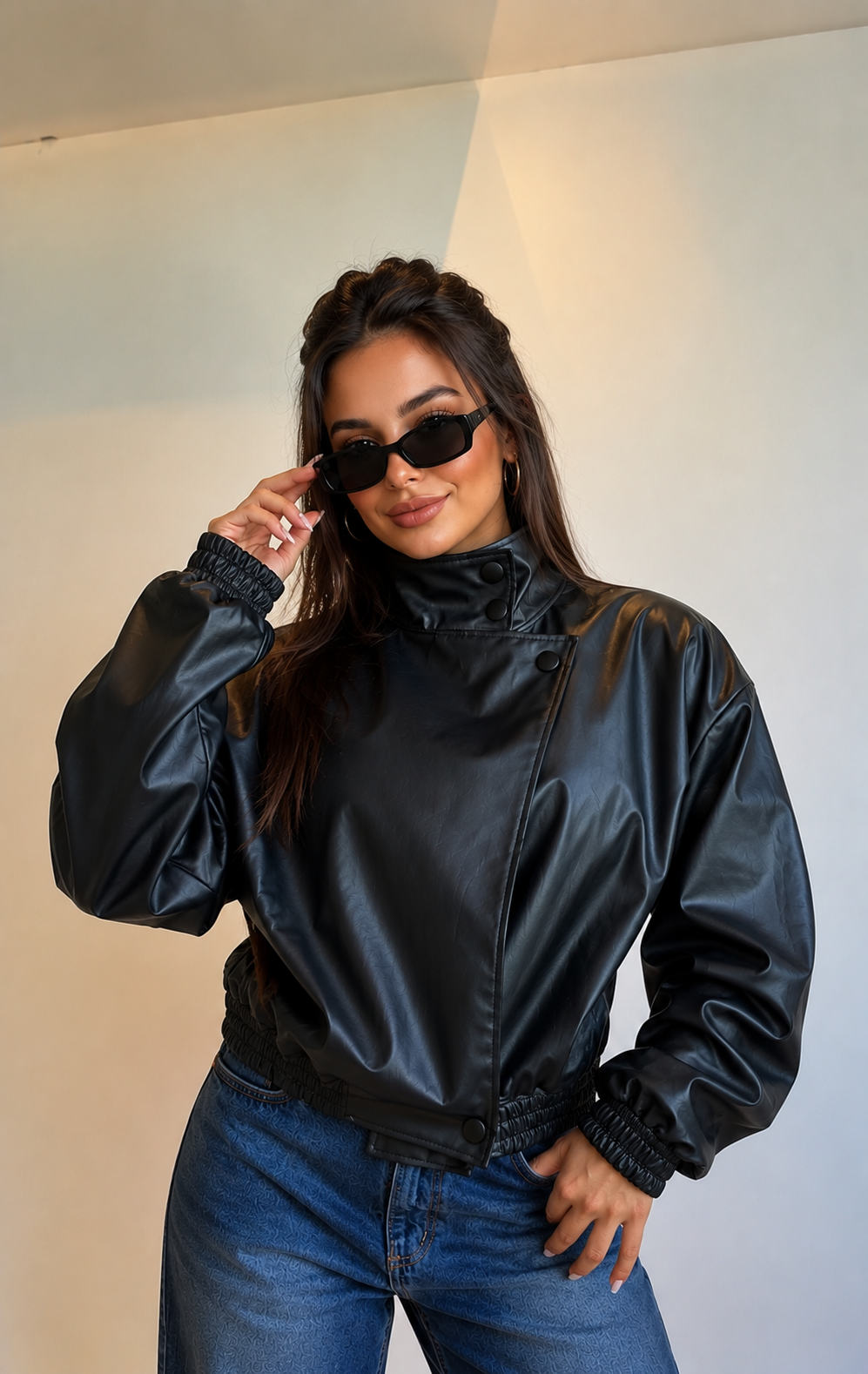 Jaqueta Zara Courino Feminina - Imagem 4